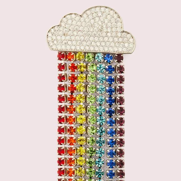 kate spade | into the sky rainbow fringe earrings - Picture 2 of 8